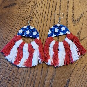 Twisted Sista USA Statement Earrings 🇺🇸